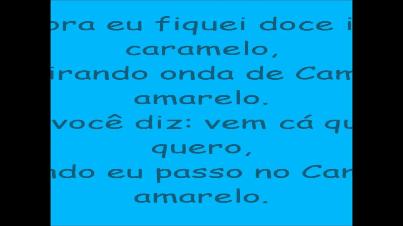 Munhoz & Mariano - Camaro Amarelo (letra)