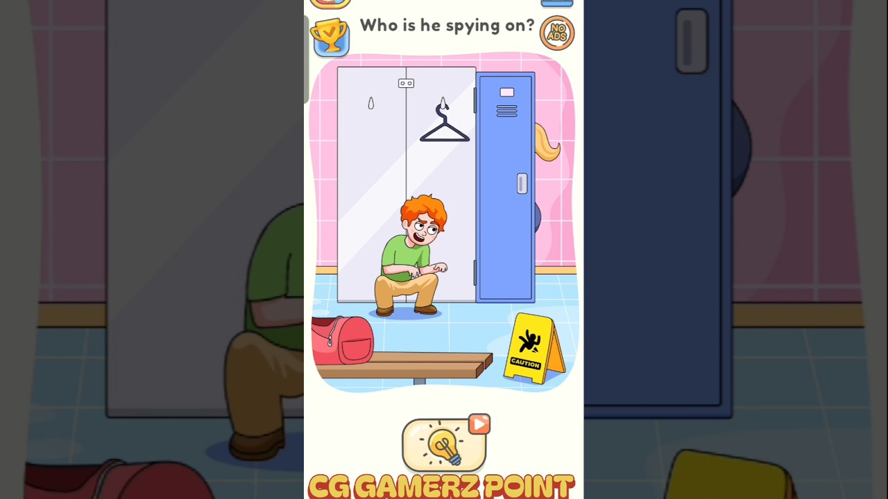 DOP 5 (Delete One Part) Level 4 Who is he spying on? #dop #dop5 #shorts #shortsfeed #shortsvideo