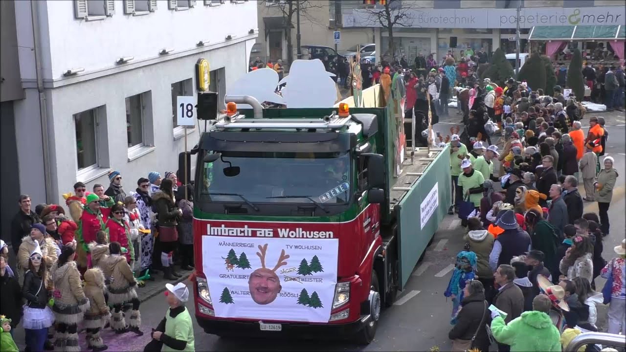 Fasnachtsumzug Wolhusen 2015 Teil 1