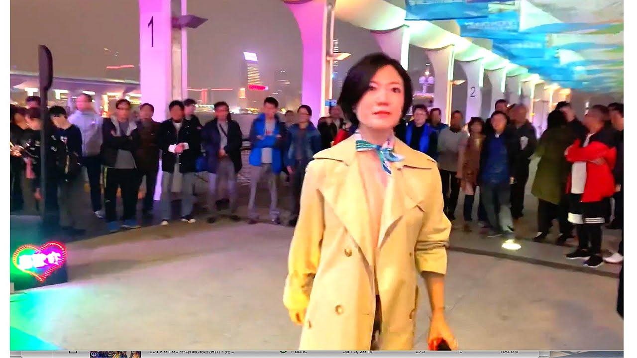 2019.01.05 中環碼頭唱演出 - 第3節 (午夜香吻, 昨夜星辰, 雪中情, 傳奇),  香港旺角小龙女龙婷