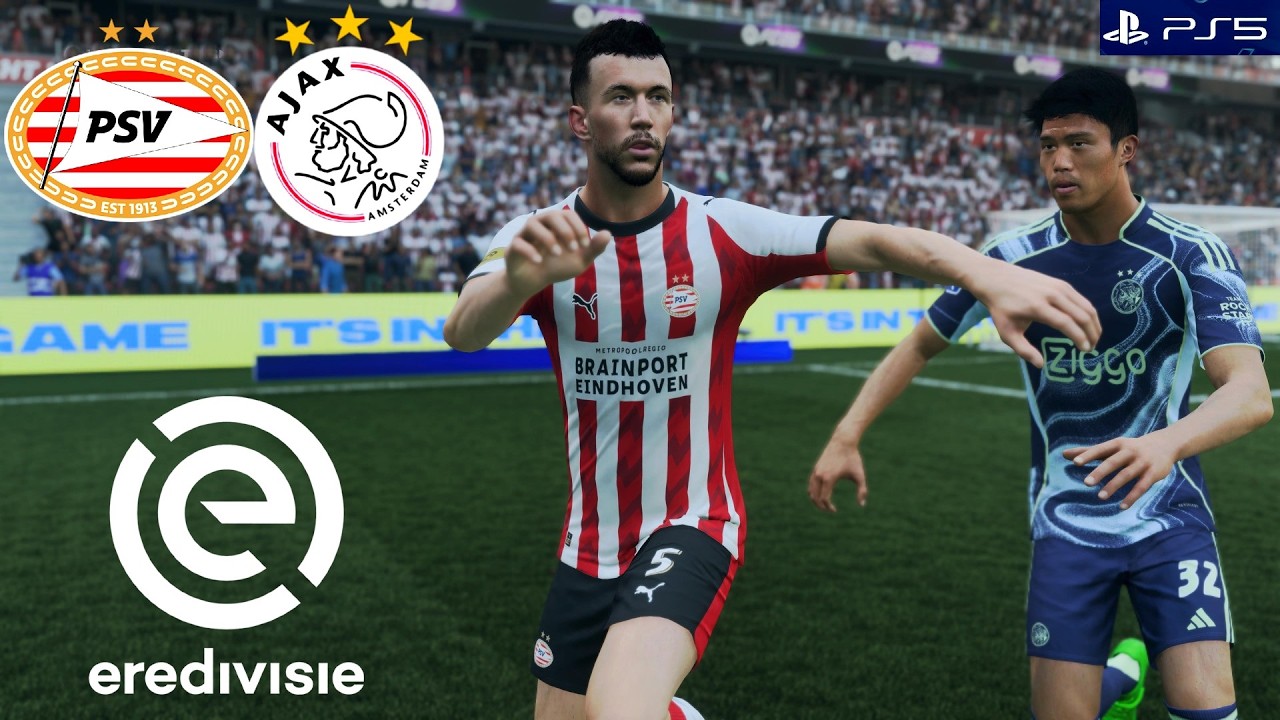 FC 26 - PSV EINDHOVEN VS AJAX AMSTERDAM - SLIDERS GAMEPLAY - EREDIVISIE 2026 - PHILIPS STADION