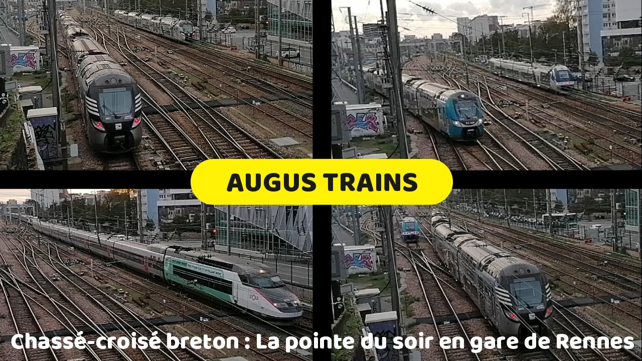 Chassé croisé breton : La pointe du soir en gare de Rennes