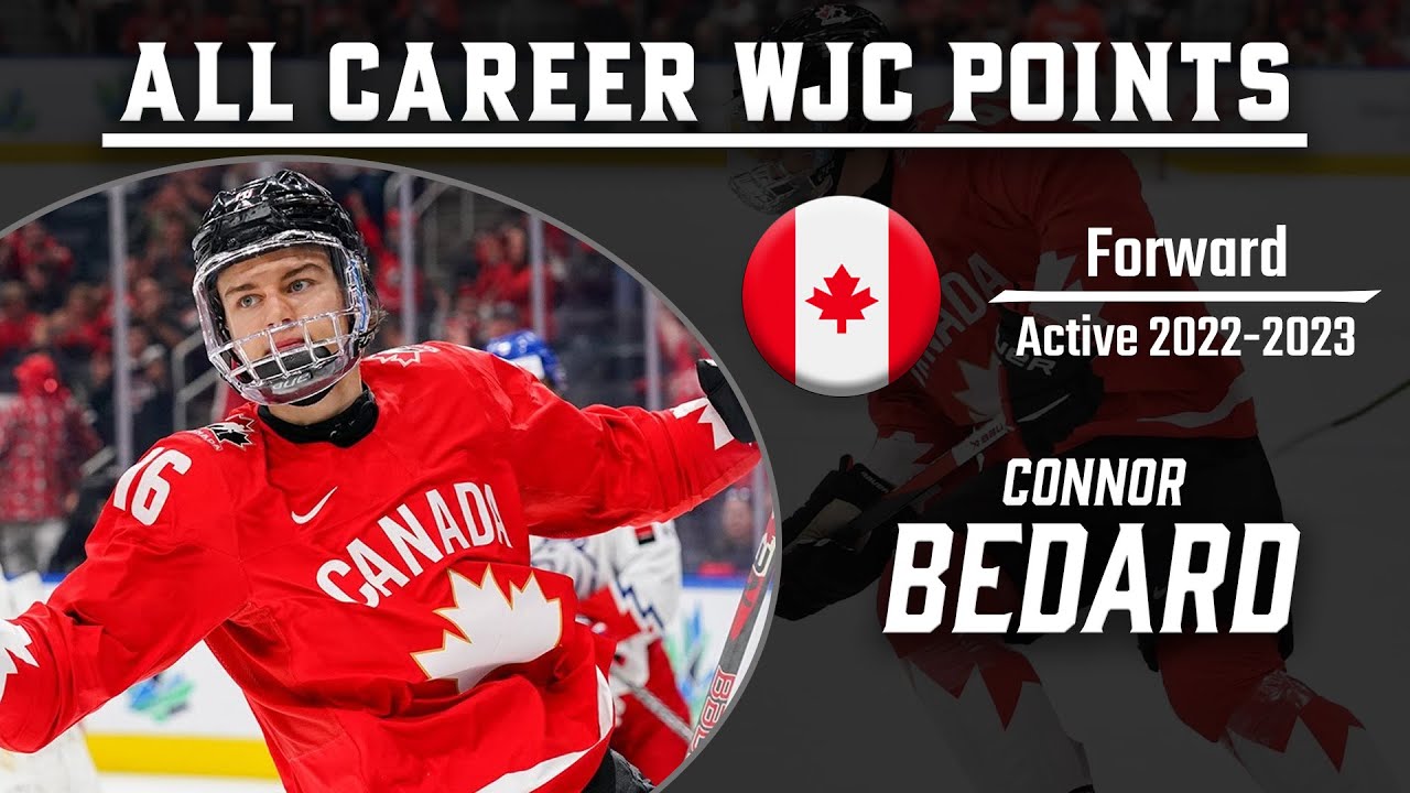 Connor Bedard - All Career WJC Points