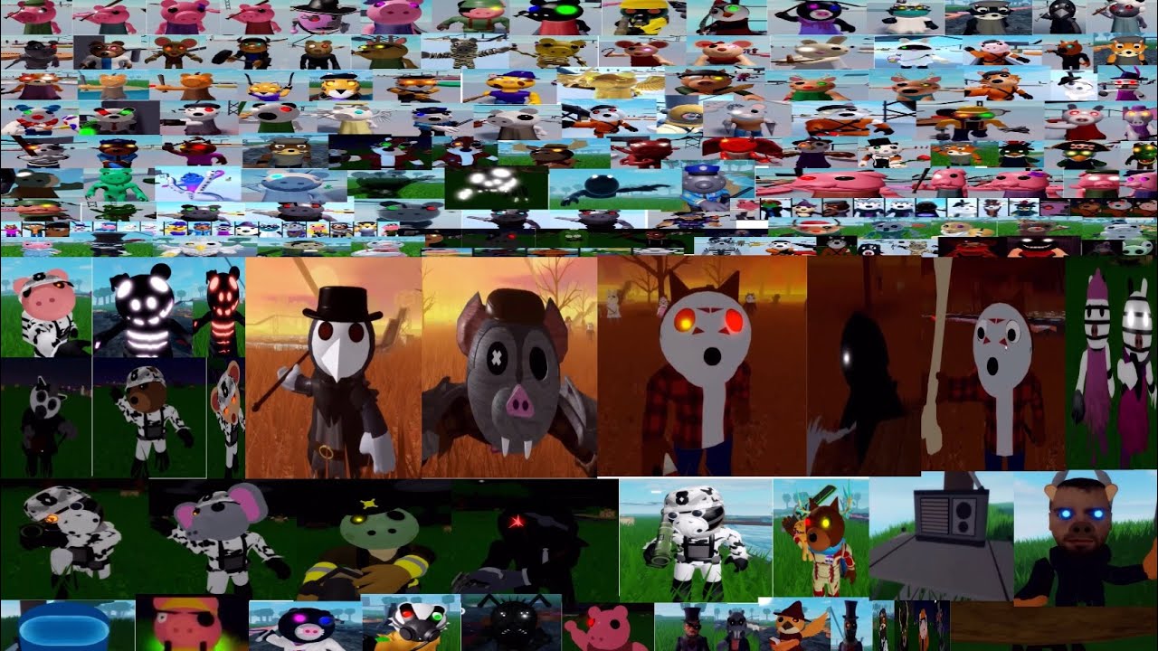 THE PIGGY BATTLE HALLOWEEN UPDATE, BOOK 1,2, EXTRAS, HELPERS AND BADGE MORPH ALL JUMPSCARES