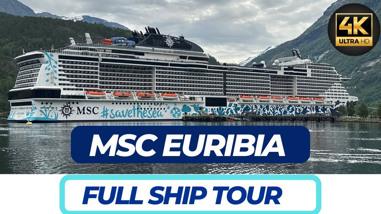 MSC EURIBIA Full Ship Tour. Complete walkthrough. MSC Newest Ship.