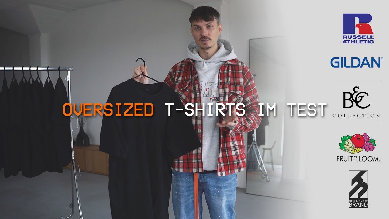Ich Teste Oversized Merchandising T-Shirts. Gildan, Russell, B&C uvm.