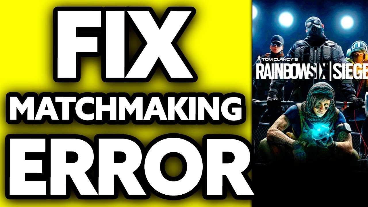 How To FIX Rainbow Six Siege Matchmaking Error PS4 (2025)