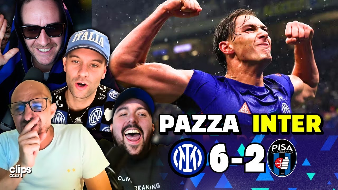 INTER - PISA 6-2 | INIZIO HORROR!! POI UN RIGORE DUBBIO SBLOCCA LA PARTITA E L'INTER DILAGA!