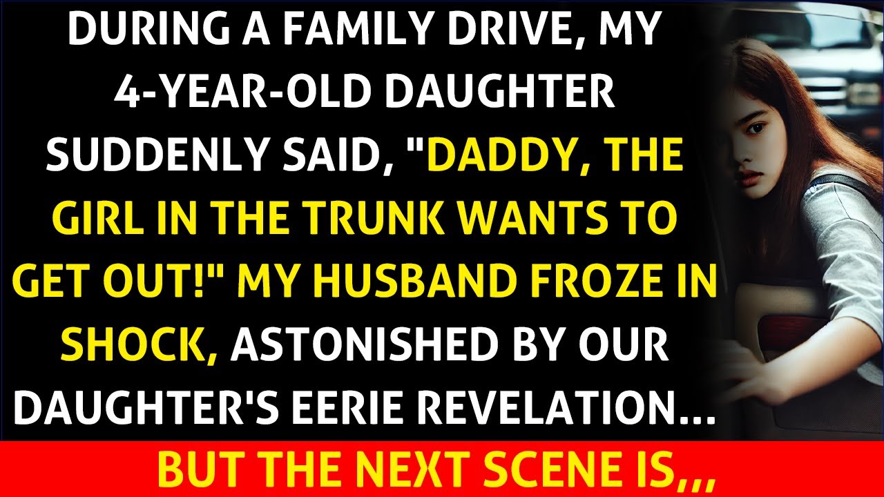 The Haunting Words of My 4-Year-Old: 'Girl in the Trunk Wants Out!' #revengeredditstorie #storytime