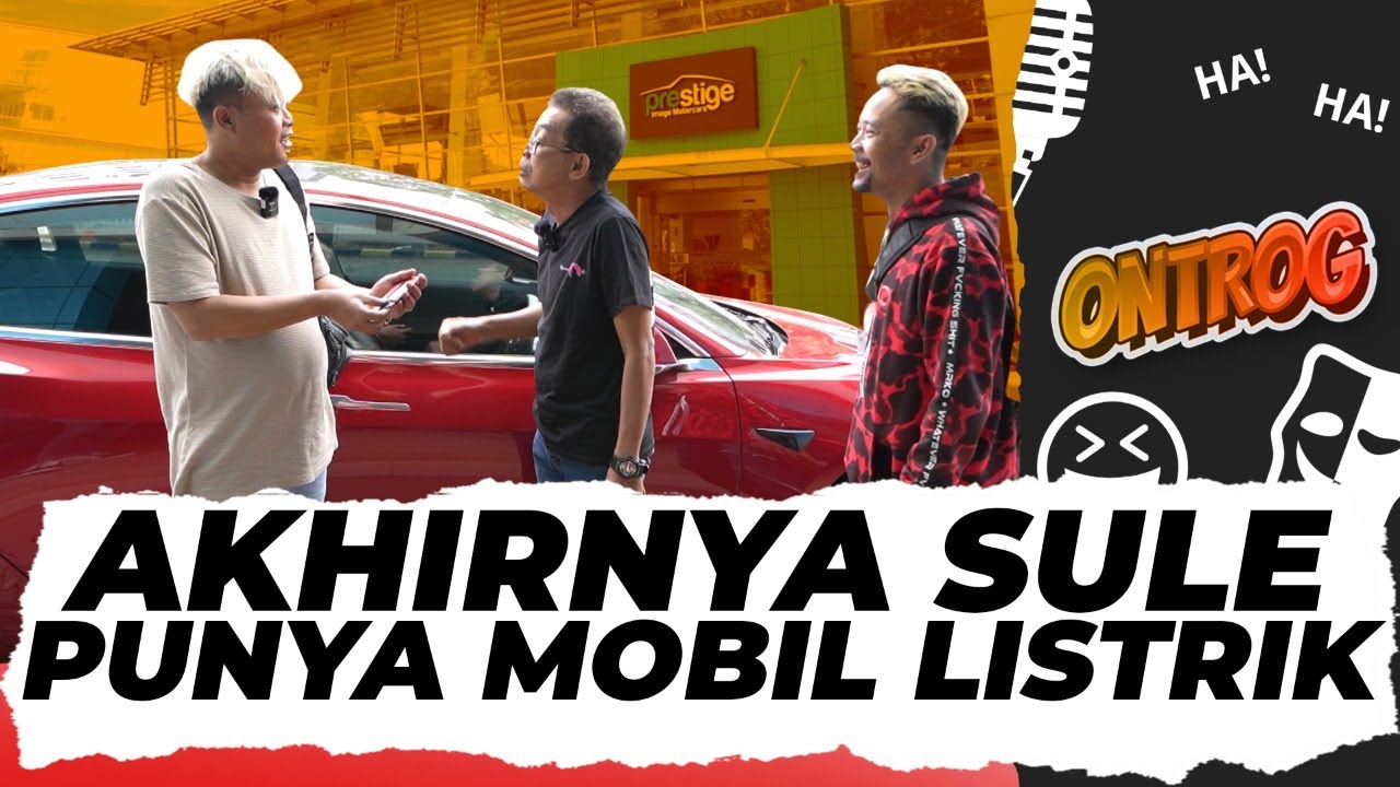 SULE PAMER MOBIL LISTRIKNYA YANG BARU KE PAK JARWO!! PAK JARWO BERDECAK KAGUM!!