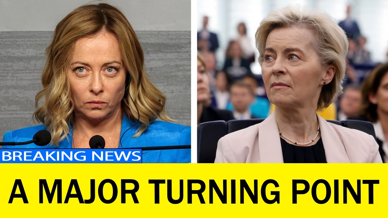 An ultimatum from Italy: Meloni has shattered von der Leyen's plans.