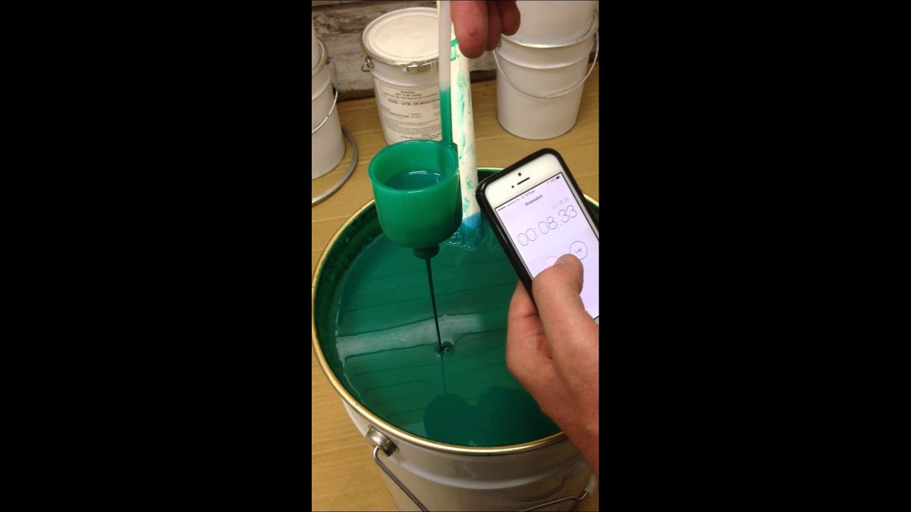 B4 Cup Viscosity Check