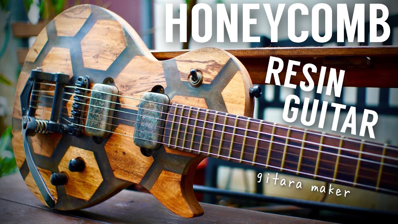 The Honeycomb Guitar - Epoxy Resin Full Build Pinoy Guitar Builder