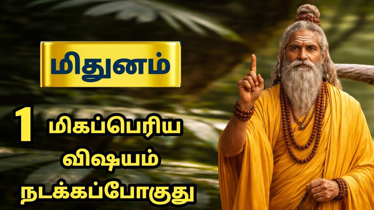 மிதுனம் ராசி ⚡ 1 மிகப்பெரிய விஷயம் நடக்கபோகுது | Siddhar Message | Midhunam - 2026