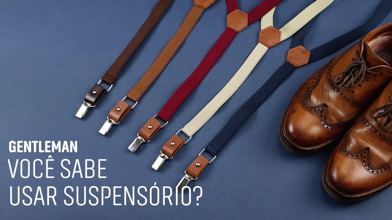 Como usar suspensório masculino | #1 Com o que coordenar?