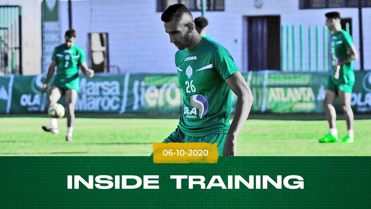 Behind-the-scenes from Raja Club Athletic last training session this evening before #OckRca