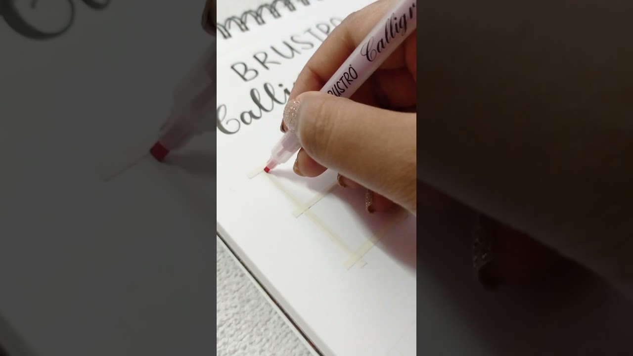 Brustro Calligraphy Pens || Swatches || Review in Description