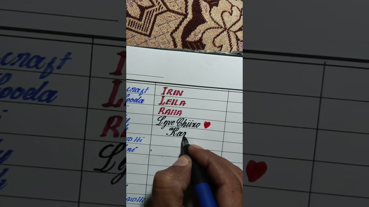 Join the Fun — Live Name Writing Session! Part 38