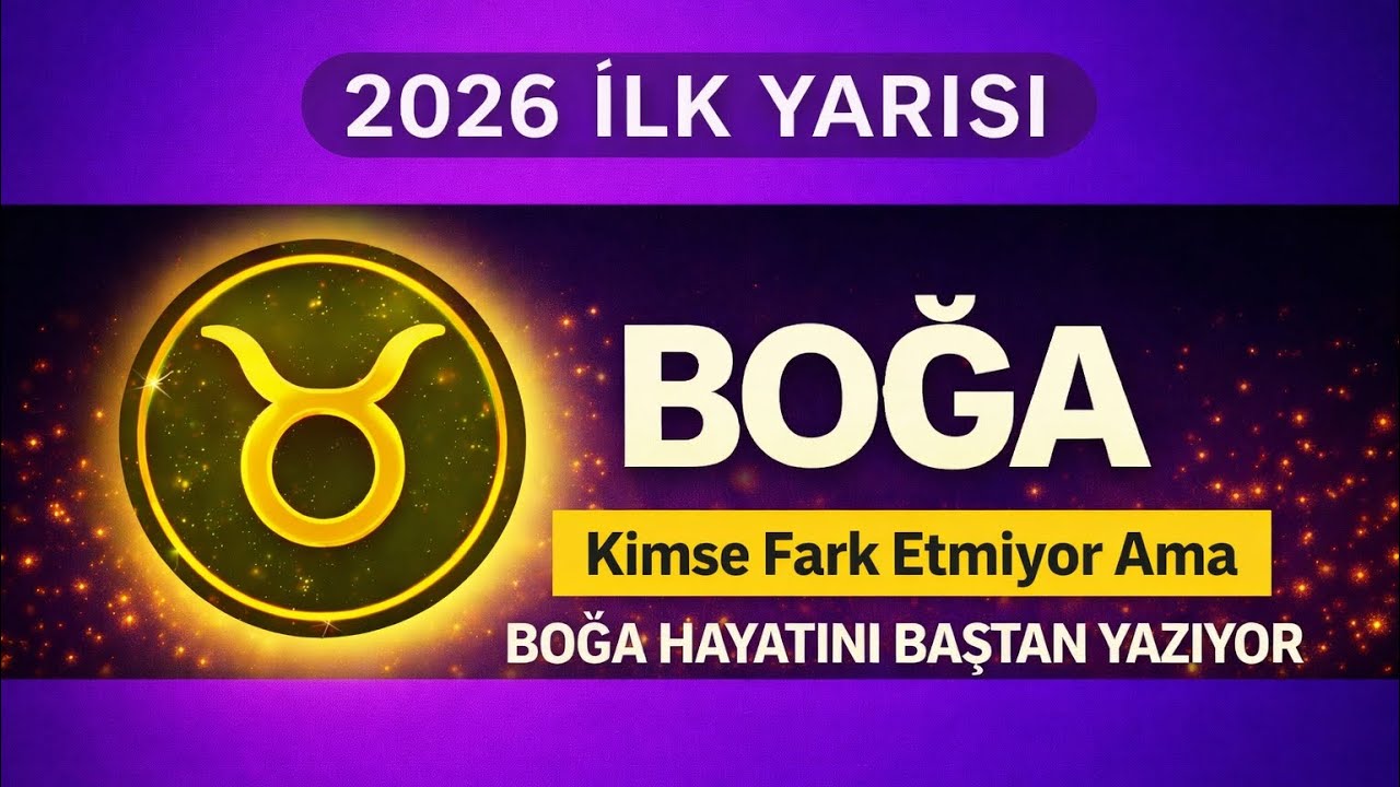 Boğa Burcu - Yükselen Boğa / 2026 İlk Yarısı Astrolojik Yorumlar