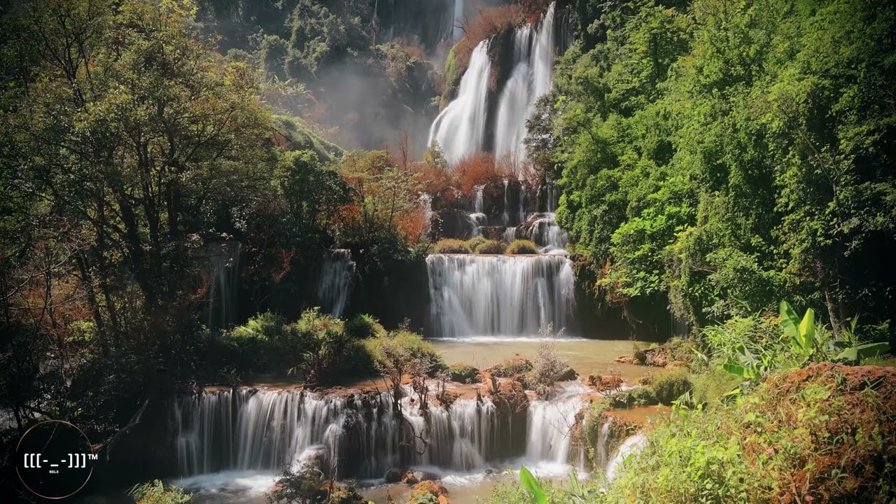 How to Relax With Waterfalls: Nature Sounds Meditation || RELX