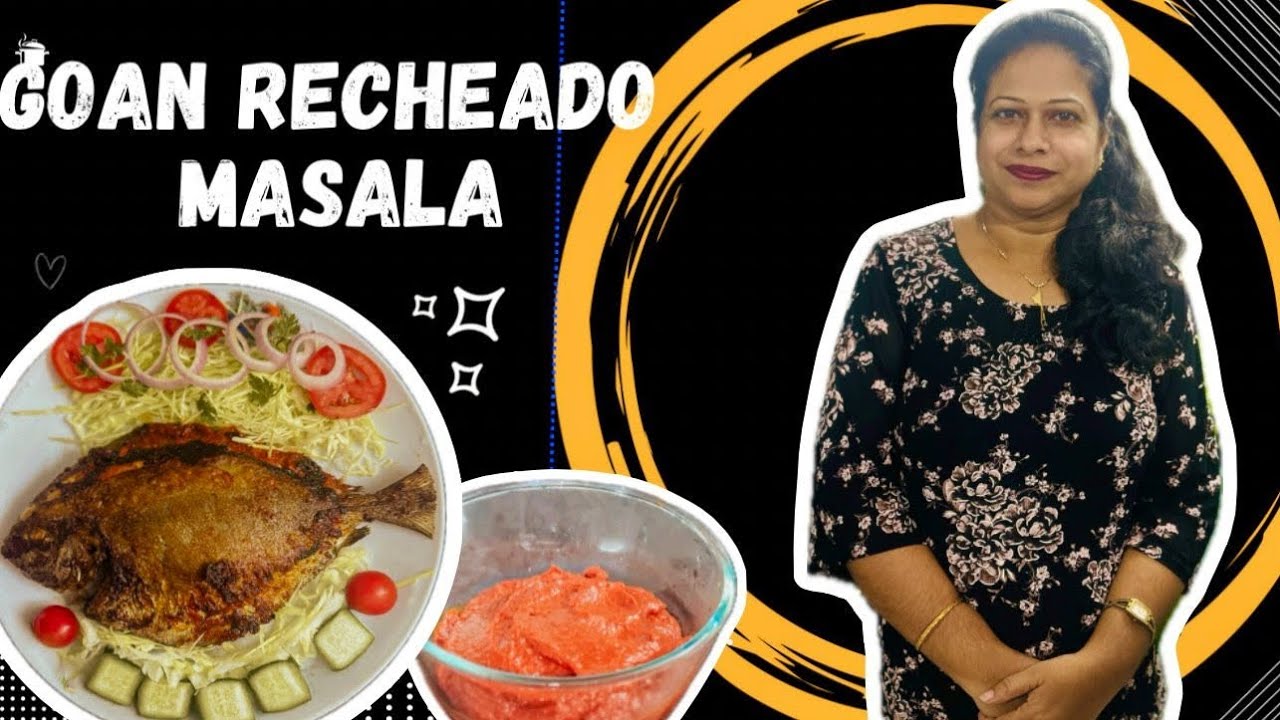 Goan Recheado Masala #stuffed #pomfretrecipe #goanfood #fish
