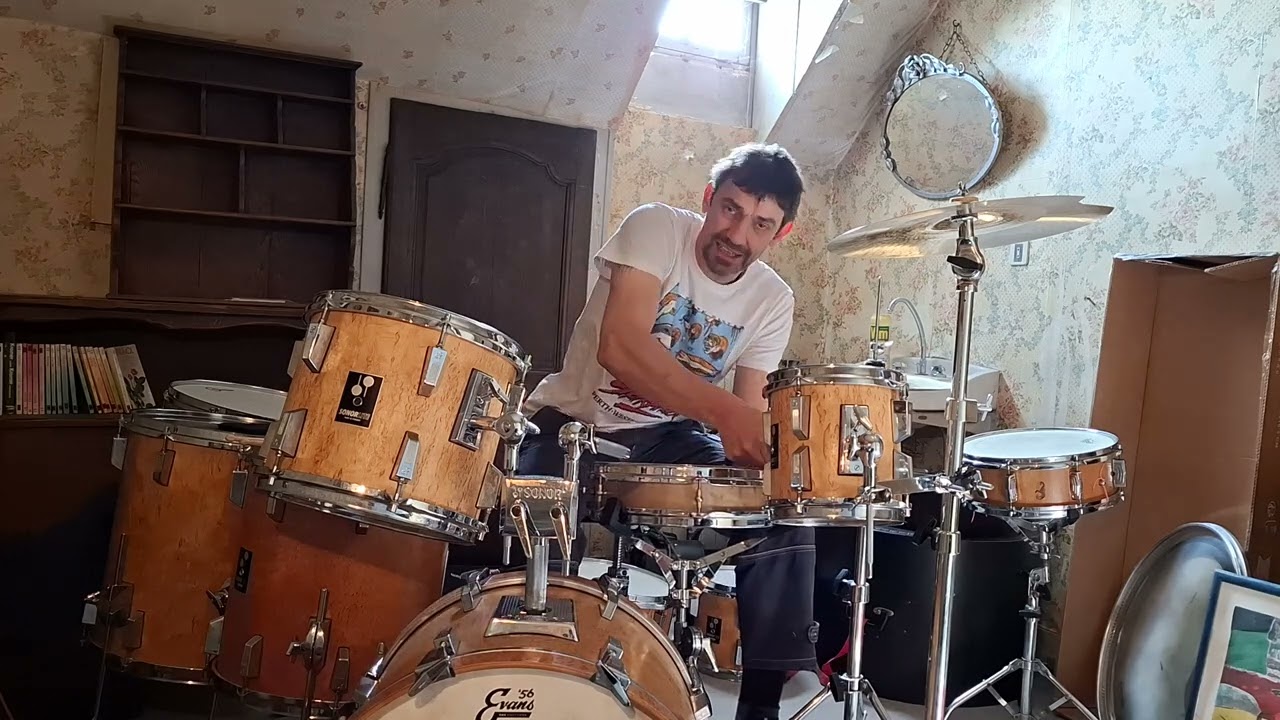 Un jour un groove ! Essai d'une franckeinsnare, fût Pearl CZX 13