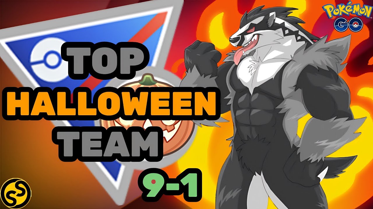 Top Rank 1 Halloween Cup Great League Team in Pokemon Go Battle League 2024 New Season