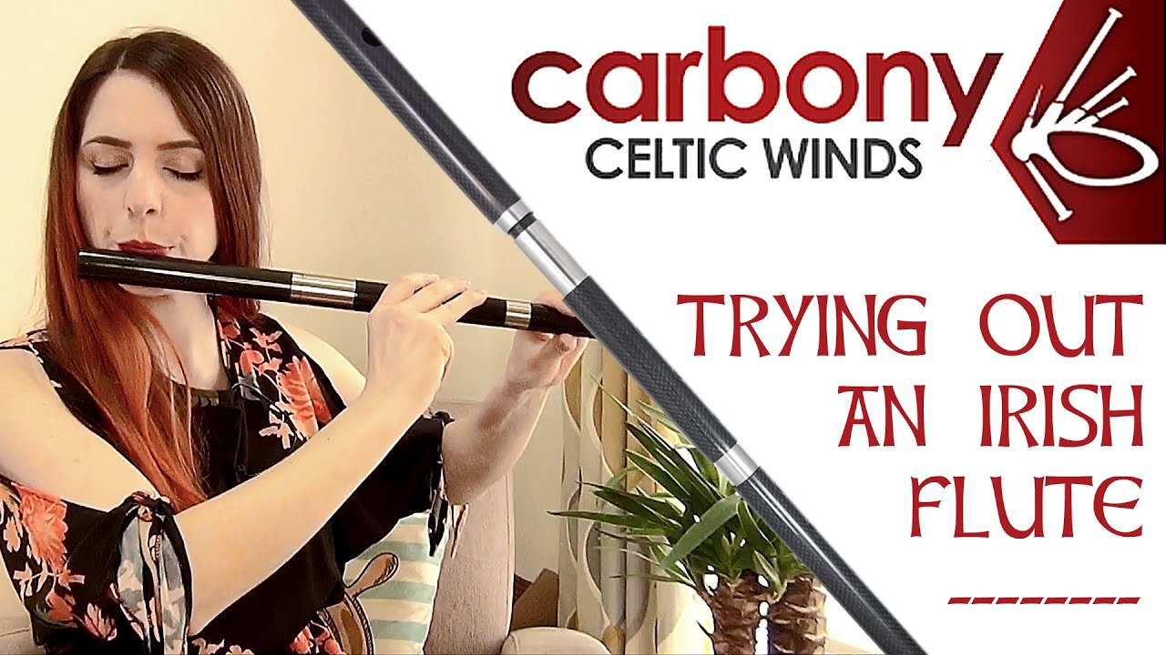 Carbony Celtic Winds - TRYING AN IRISH FLUTE - Carbon Fibre Flute Review