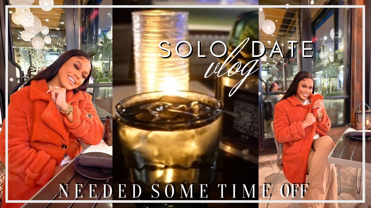SOLO DINNER DATE VLOG | WatchCrissyWork