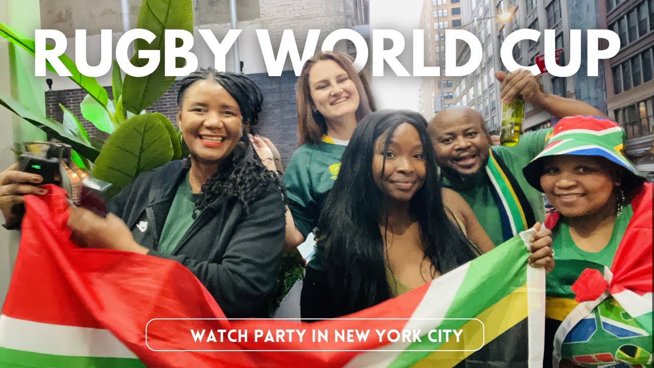 SUPPORTING the BOKKE🇿🇦 all the way from🇺🇸 NEW YORK CITY | A day in my life.🇿🇦 in 🇺🇸 #rugby