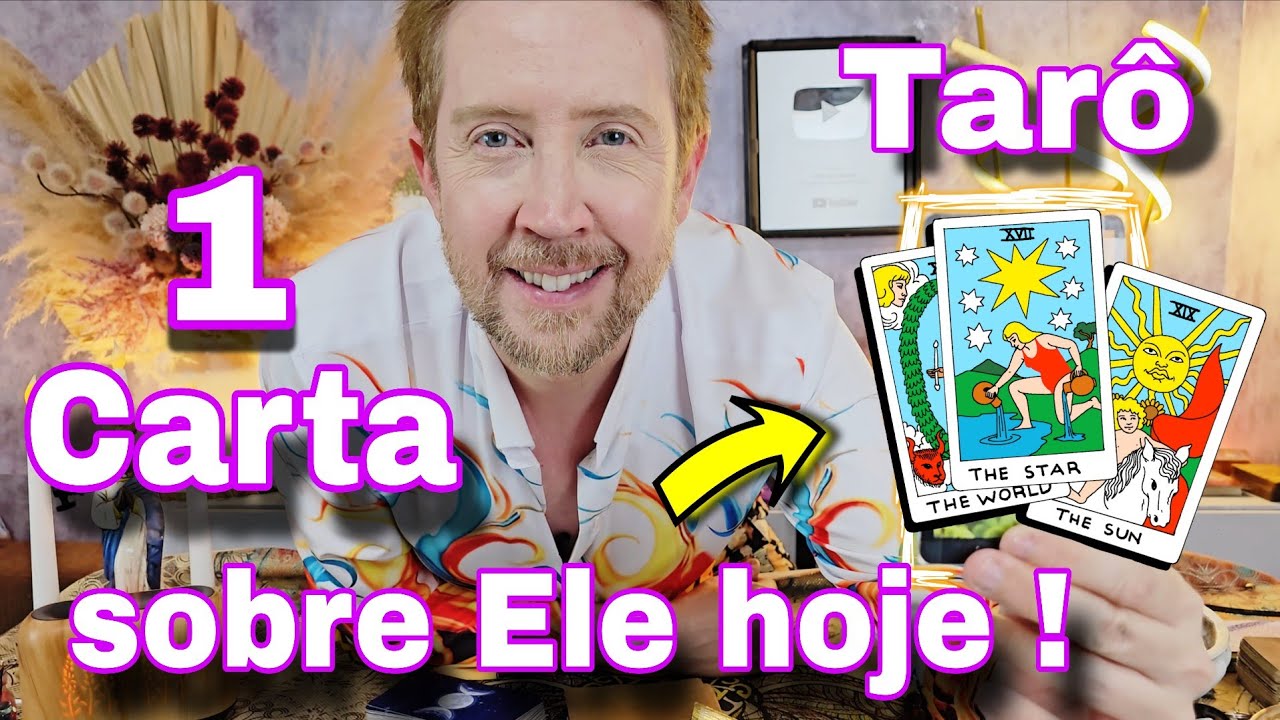 1 CARTA SOBRE ELE HOJE ! QUAL A ENERGIA DELE HOJE EM RELAÇÃO A VOCÊ?rei do oráculo hjoe,bubatarohoje