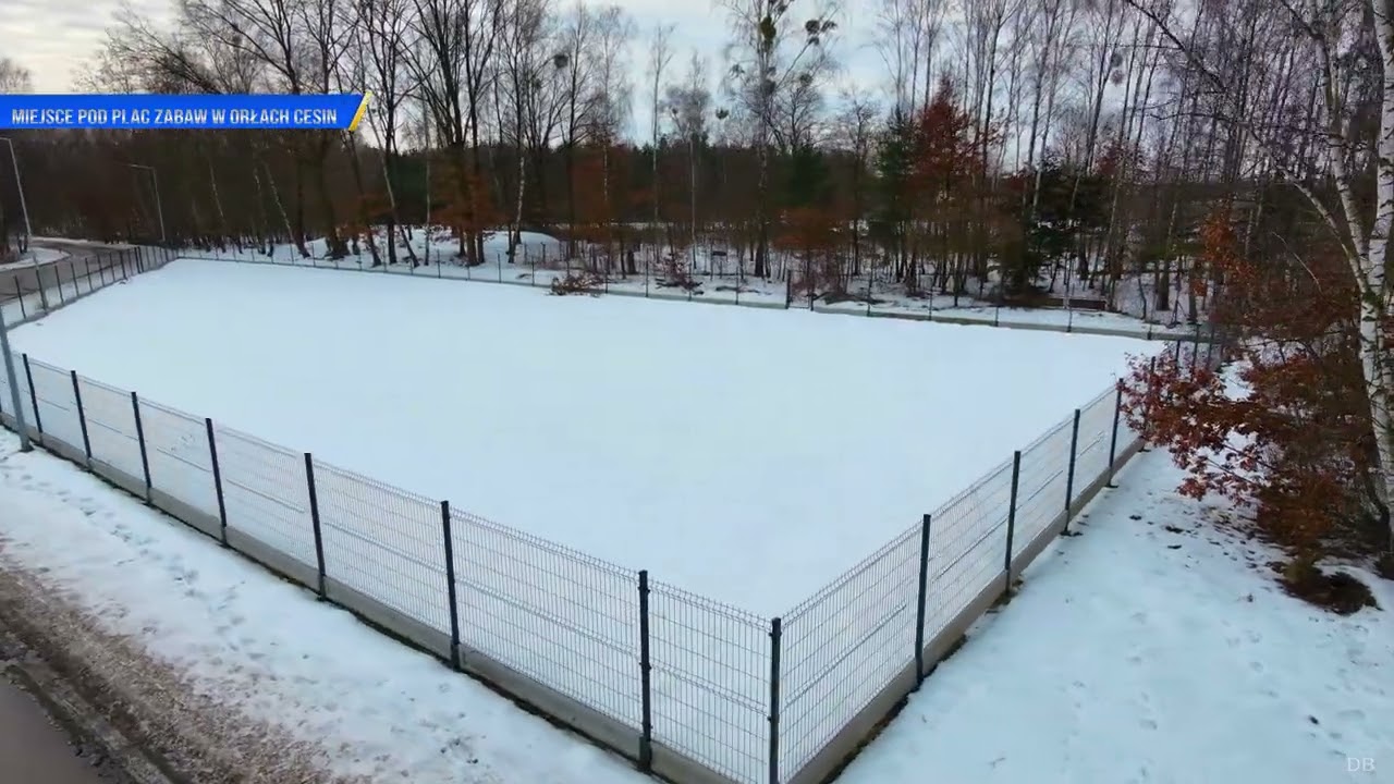 Zima w Gminie Sochaczew widziana z drona