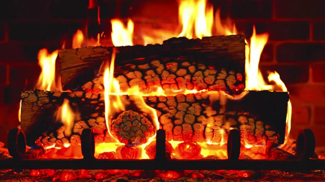 This Cozy Fireplace Will Melt Your Stress Away 🔥 Relaxing Fire Sounds