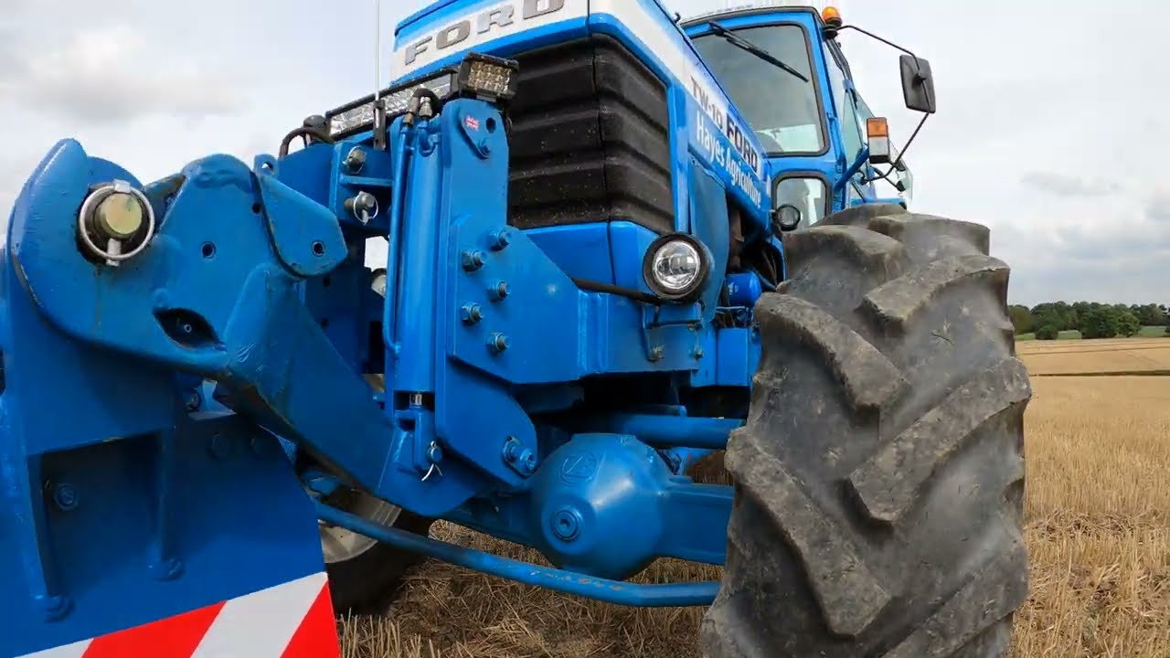 1983 Ford TW10 4WD 6.6 Litre 6-Cyl Diesel Tractor (128 HP) with Dowdeswell Plough