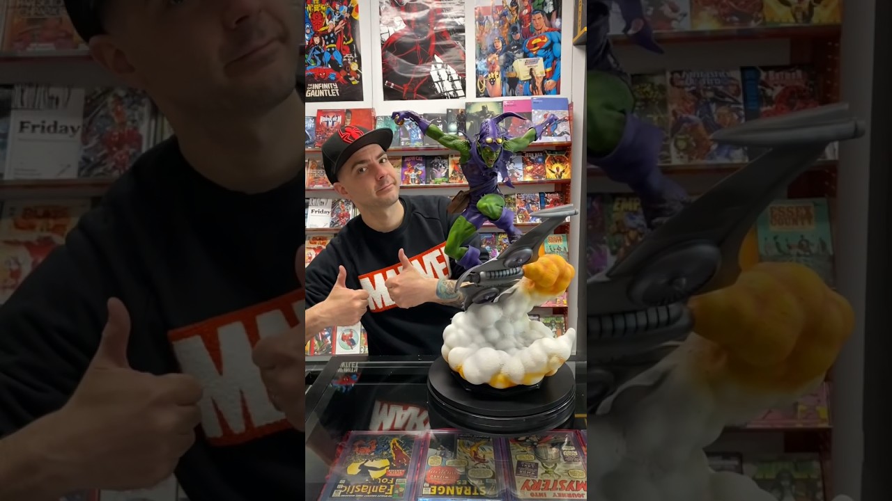 Green Goblin Marvel Comics #iosonounvirtuale #greengoblin #sideshow #unboxing #marvel #spiderman