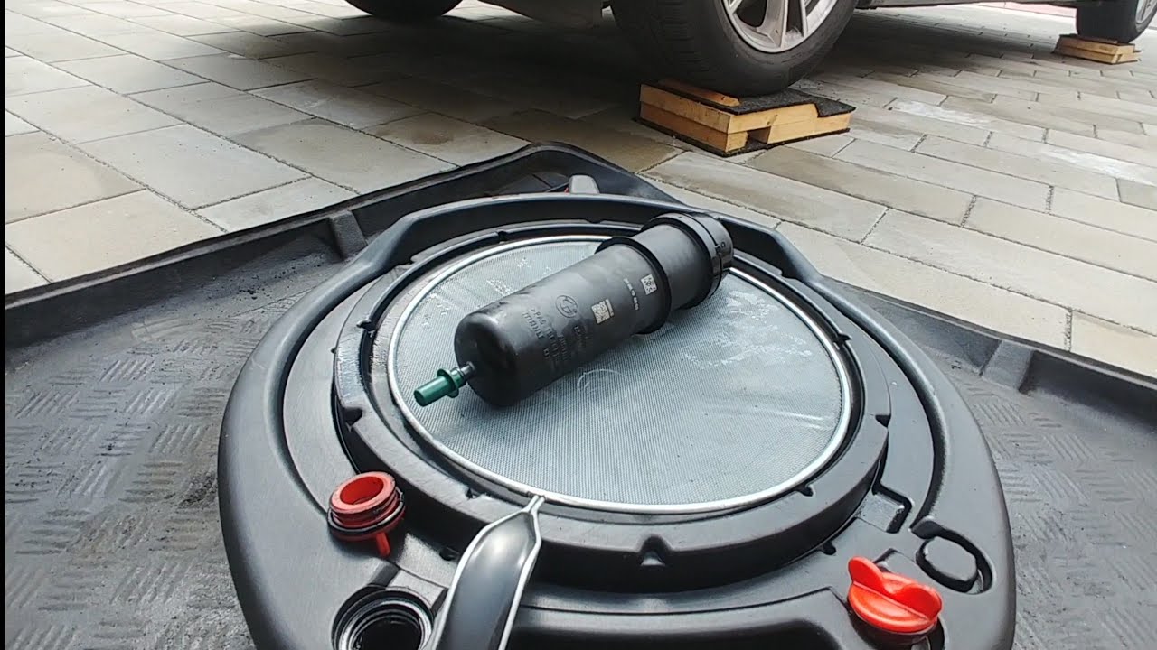 BMW G30/ G31, 520D B47 Motor, Wechsel Kraftstofffilter ohne Hebebühnen