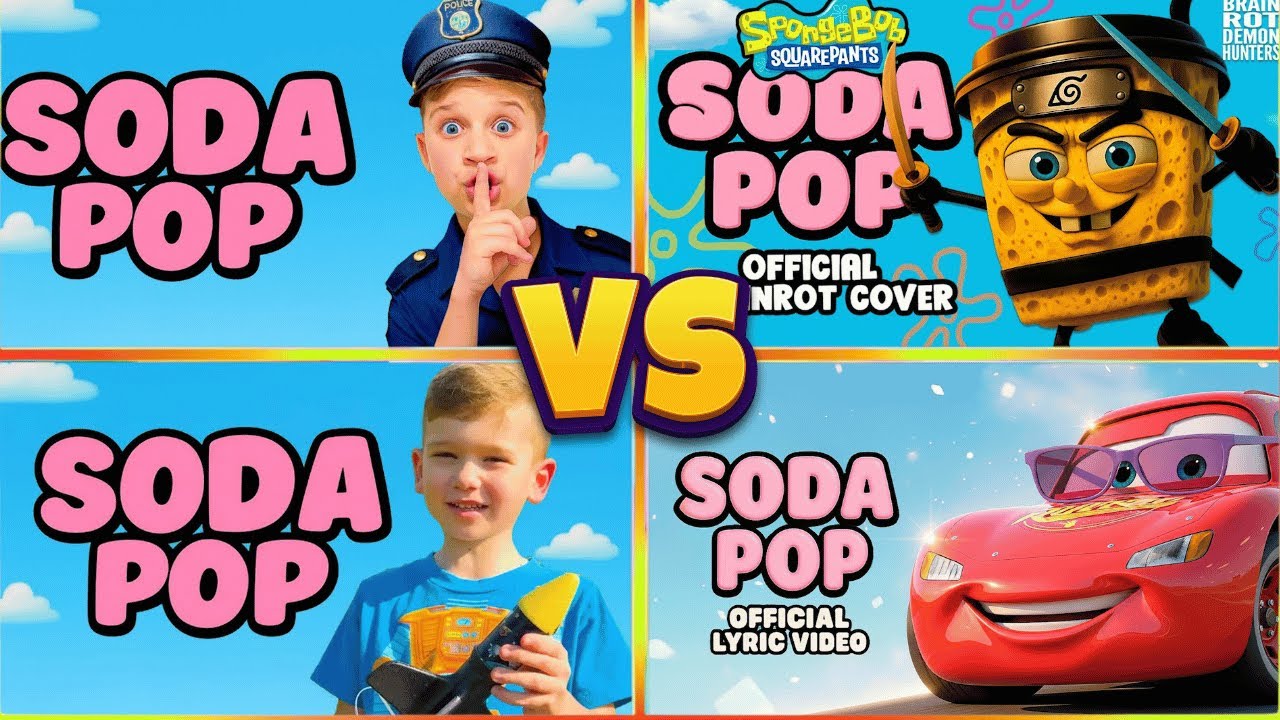 Vlad and Niki - Race Cars - Who Will Win - SODA POP Cover(MUSIC COVER) #2