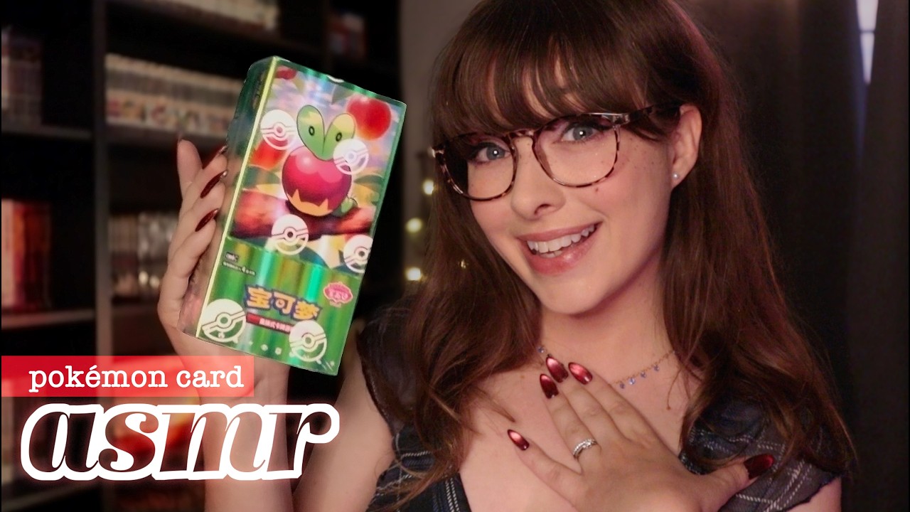 ASMR 🍎 Let's Go Applin Picking! 🍃 (( Whispered Pok&eacute;mon Card Opening &bull; Gem Pack Vol. 6 ))
