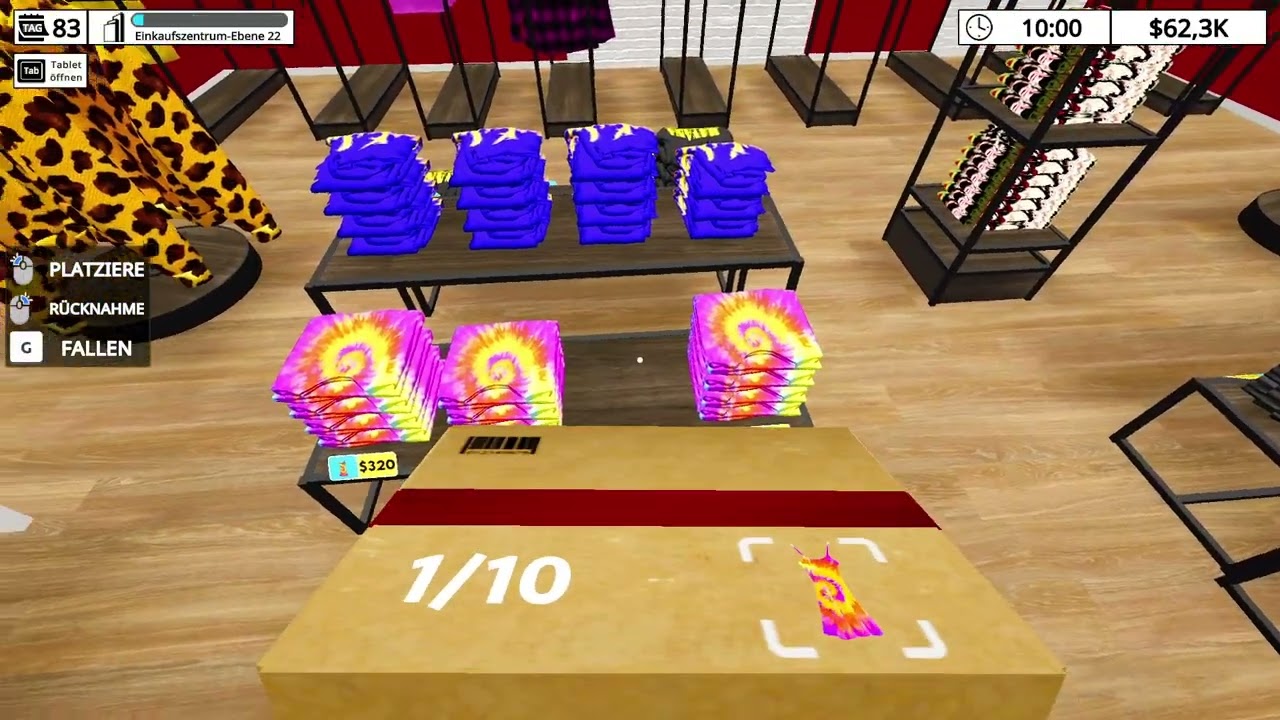 Neue Sportartikel im Sportgeschäft F83 Mall Simulator No Commentary
