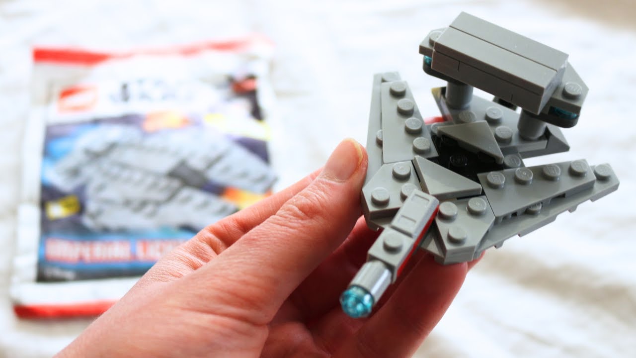 ALTERNATE BUILD LEGO Star Wars Imperial Light Cruiser Mini Build | Black Widow Imperial Starship