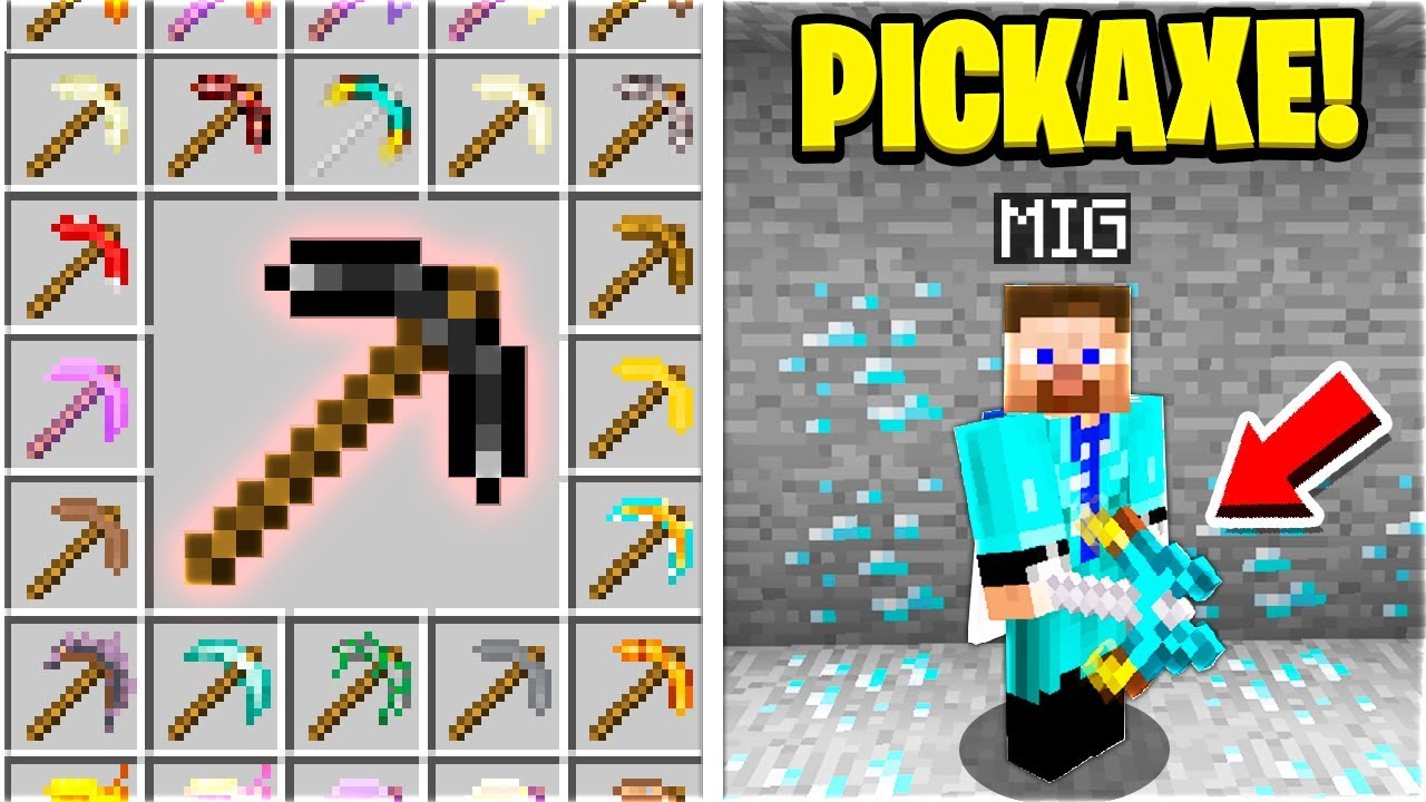 MAN KAN LAVE PICKAXES UD AF ALT!! (DANSK MINECRAFT)