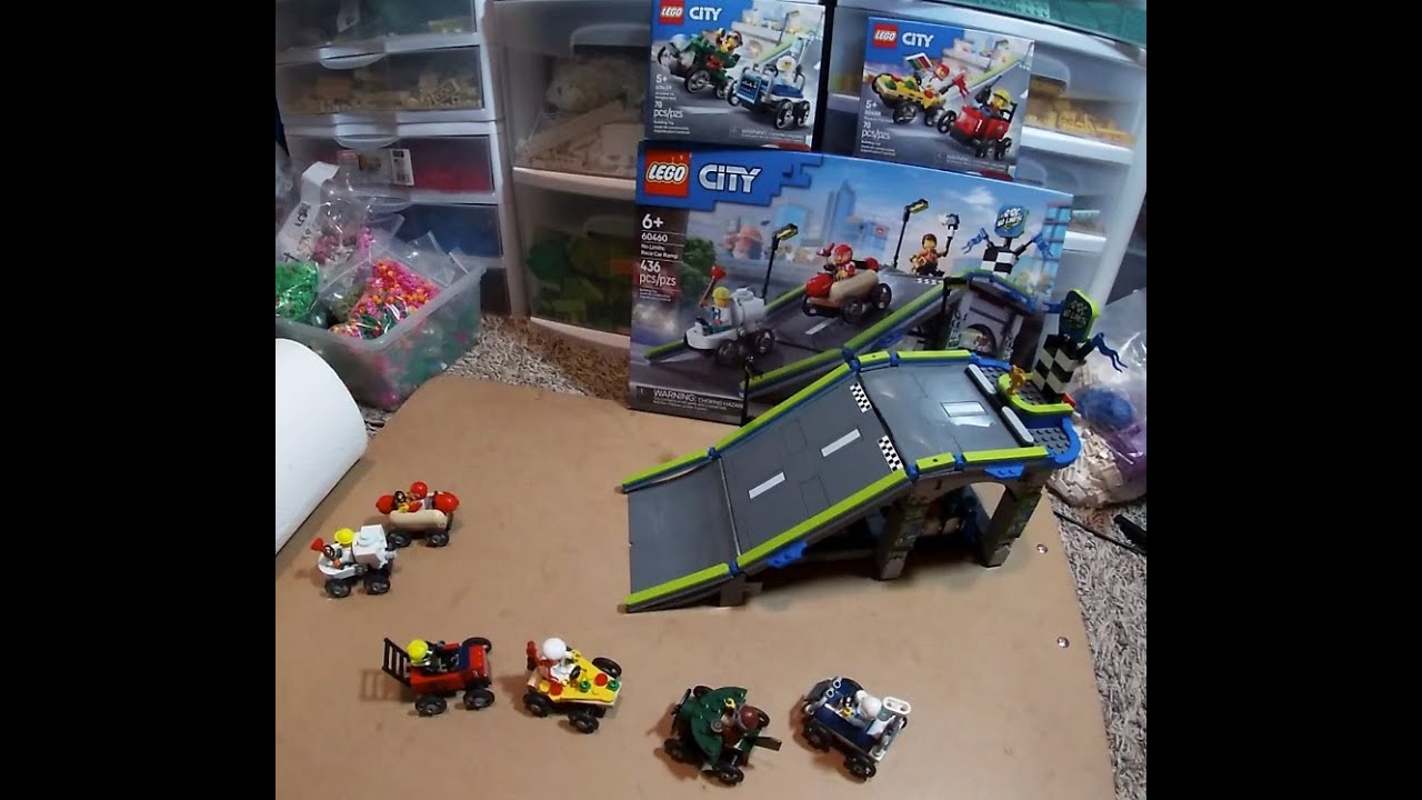 Lego City set 60460 Soapbox Racing No Limits Race Car Ramp Track Review