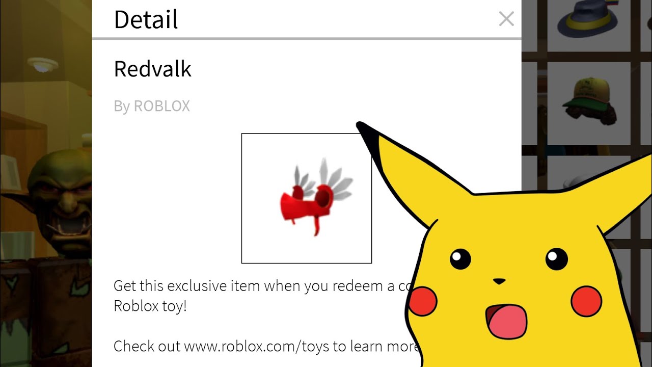 I GOT THE ROBLOX REDVALK FROM A *RARE* BONUS TOY CODE (800+ EXIST)