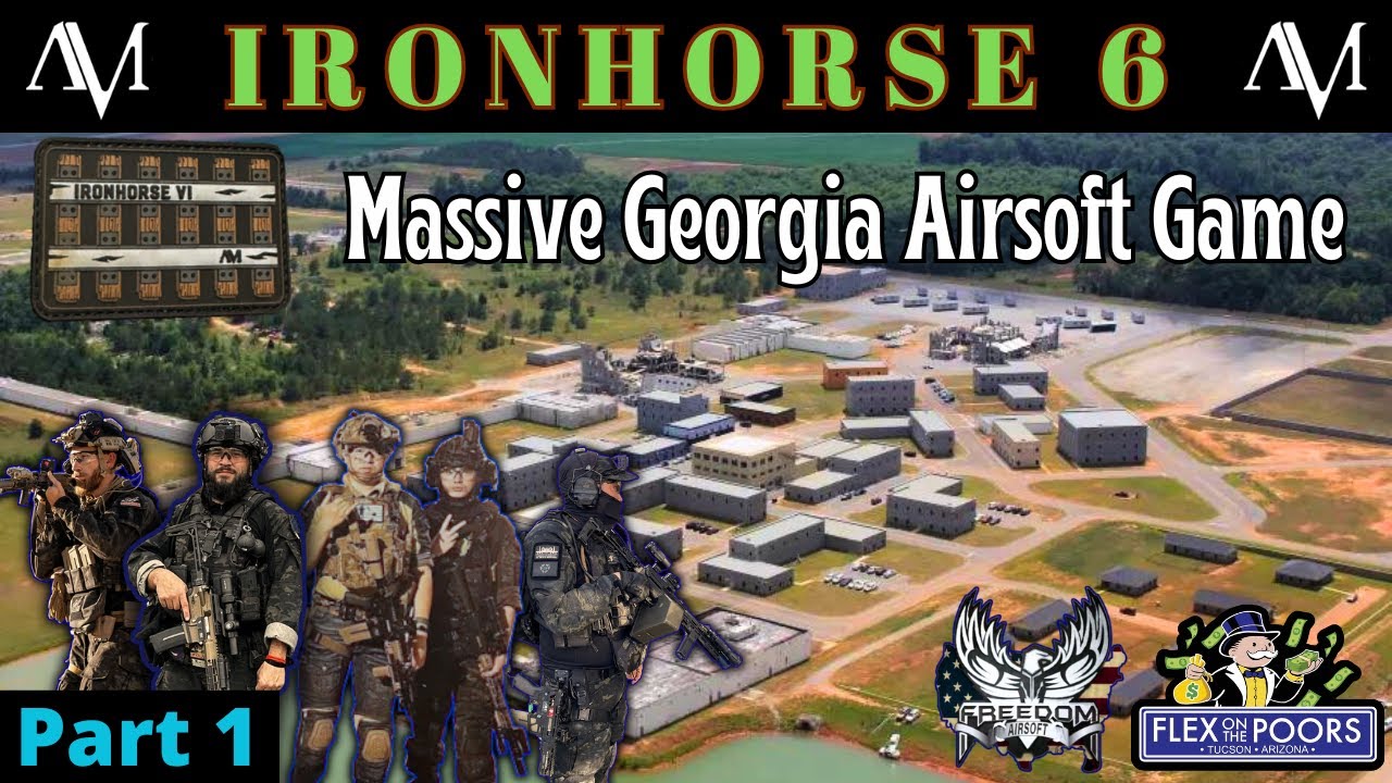 Giant Airsoft Game in Georgia | American Milsim Ironhorse 6 Gameplay