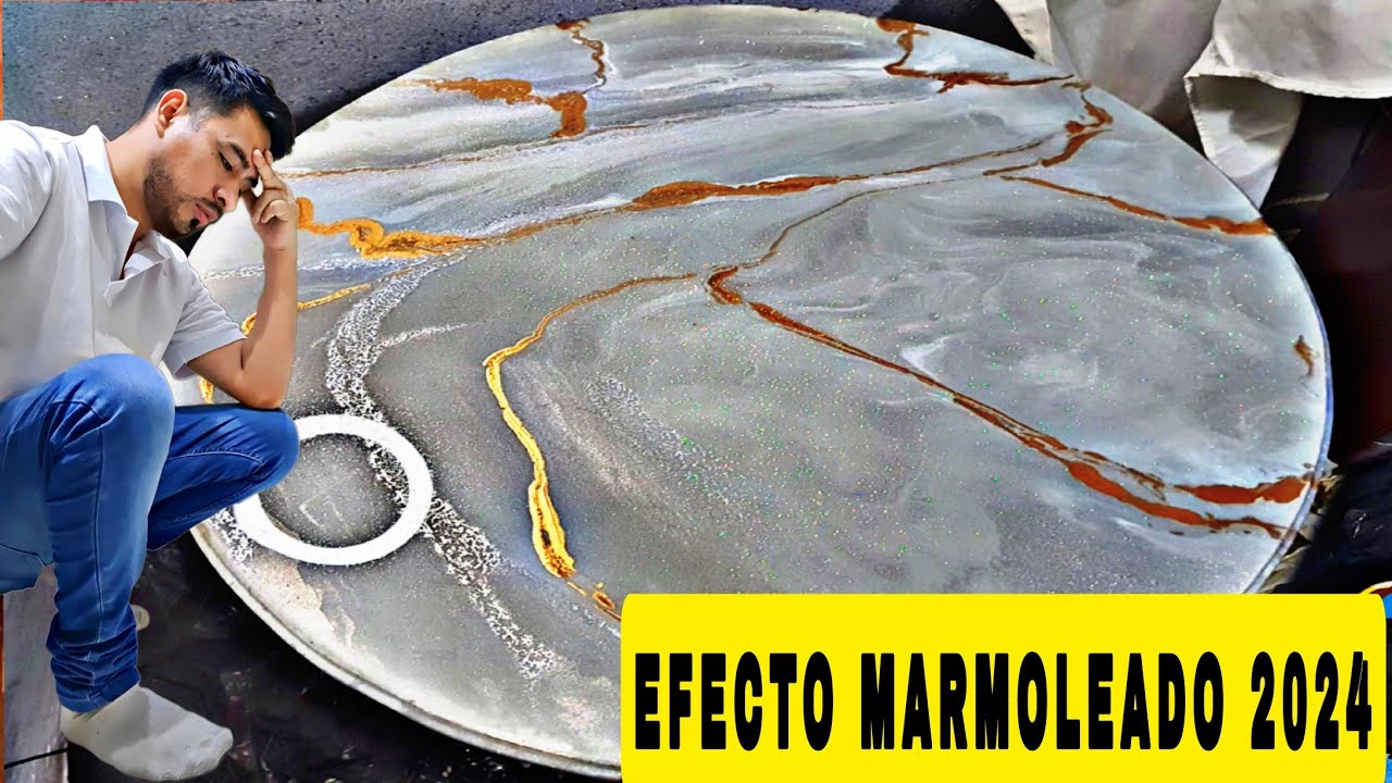 Cambia tu efecto marmoleado con resina epoxi este 2024