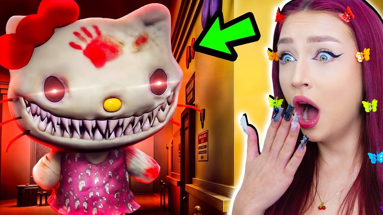 ЗЛАЯ ХЕЛЛОУ КИТТИ ПРЕСЛЕДУЕТ МЕНЯ в ROBLOX ! 😱 РОБЛОКС ХОРРОР