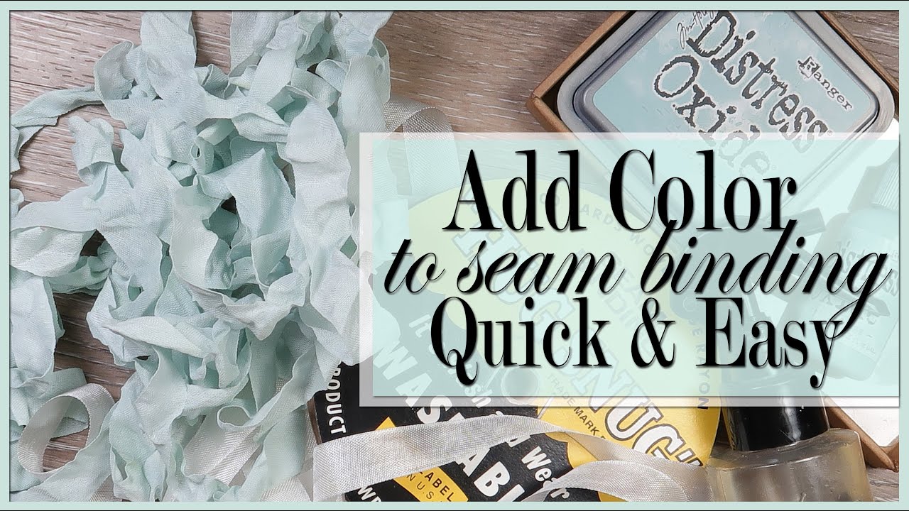 Quick & Easy Custom Color Seam Binding
