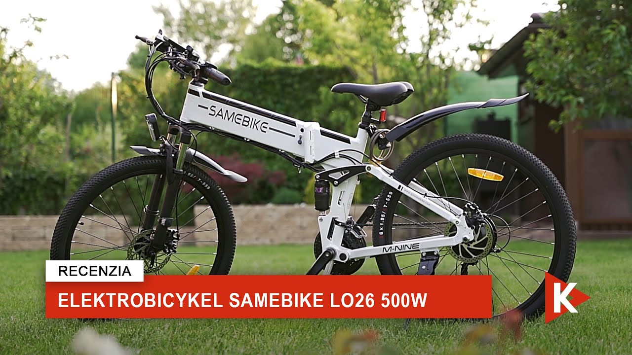 Elektrický bicykel Samebike LO26 500W (recenzia)