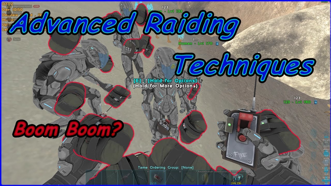 Advanced Raiding Techniques AKA Int'ing | Ark PC Small Tribes