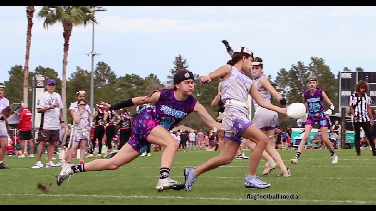 Fusion (FL) vs New York Knights White | 12U Girls | Disney Youth Flag Football World Championship 25